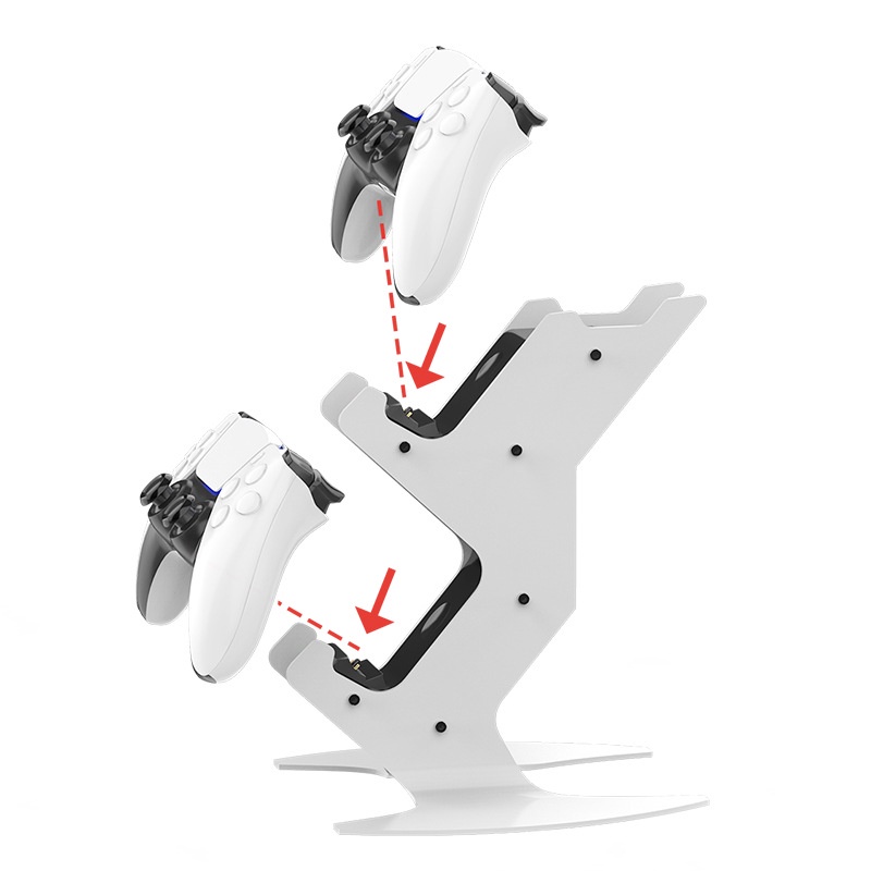 Đế Sạc Đôi Thông Dụng 2023 GuliKit Cho Tay Cầm Chơi Game PS5 PS4 Xbox One Switch Pro