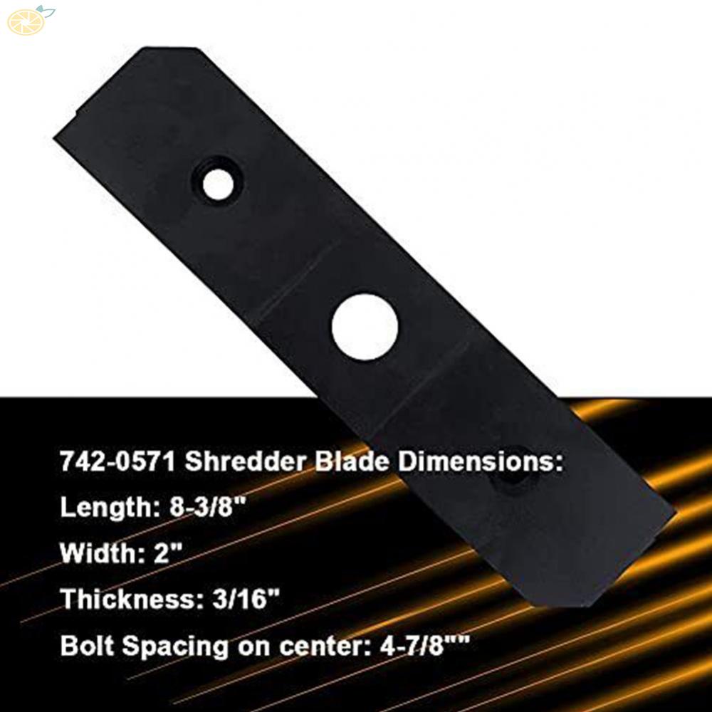 【VARSTR】Shredder Kit Metal Replacement 1-1/4&quot; 12xNut781-0490 742-0571 3-3/8&quot;