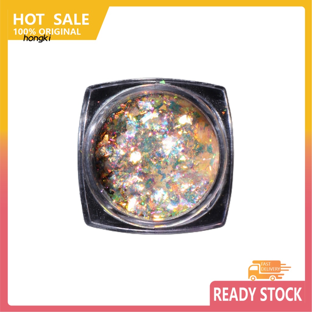 1 HH Hộp Kim Tuyến Lấp Lánh Dễ Tẩy Trang Móng Tay Nghệ Thuật