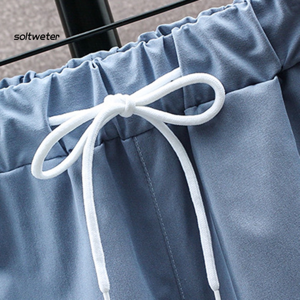 Set Đồ Thể Thao Gồm Áo Cardigan Có Nón Và Quần Dây Rút Màu Tương Phản Trang Phục Hàng Ngày