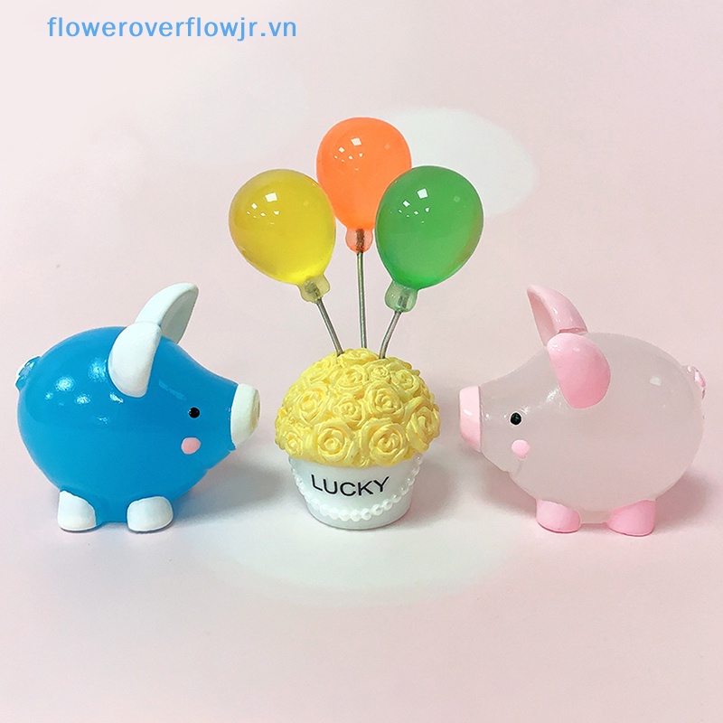 Fjr Phụ Kiện Trang Trí Bảng Điều Khiển Xe Hơi Hình Động Vật Hoạt Hình Hoa Hồng Nhiều Màu Sáng Tạo