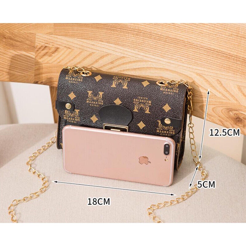 Túi Đeo Chéo Vai Hình Vuông Cỡ Nhỏ Thời Trang Sành Điệu Cho Nữ