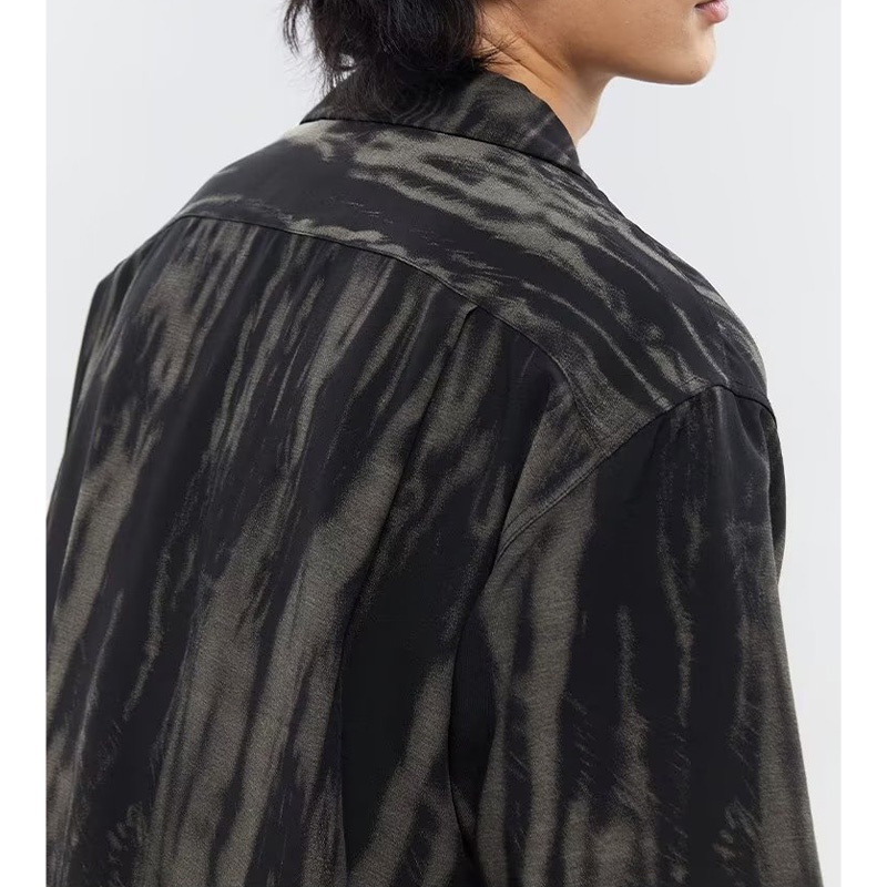 Áo Sơ Mi Ngắn Tay Họa Tiết Kẻ Sọc Đơn Giản Thời Trang Mùa Hè Mới Cho Nam