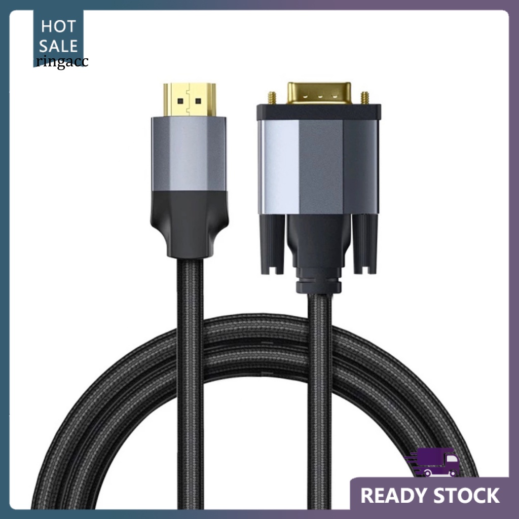 Cáp Chuyển Đổi HDMI Sang VGA 1080P 60Hz Dài 1 / 1.8 / 3 / 5m Cho Laptop