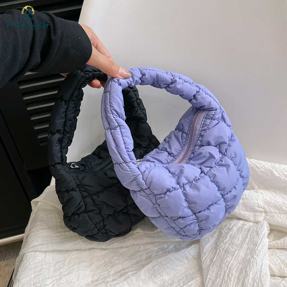 Túi Xách Tote Hình Đám Mây Xếp Ly Siêu Nhẹ Thời Trang Cho Nữ