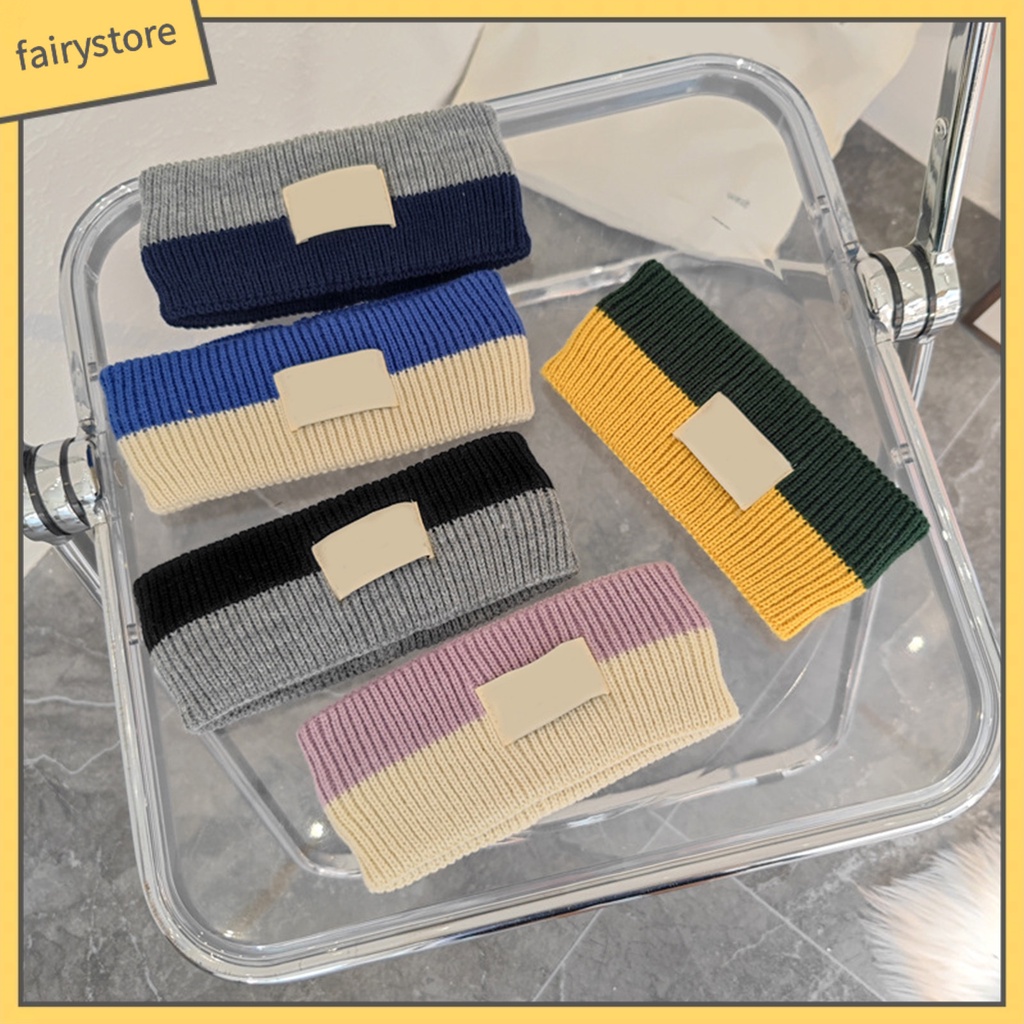 Băng Đô Dệt Kim Bản Rộng Co Giãn Chống Trượt In Chữ Thời Trang Cho Nữ