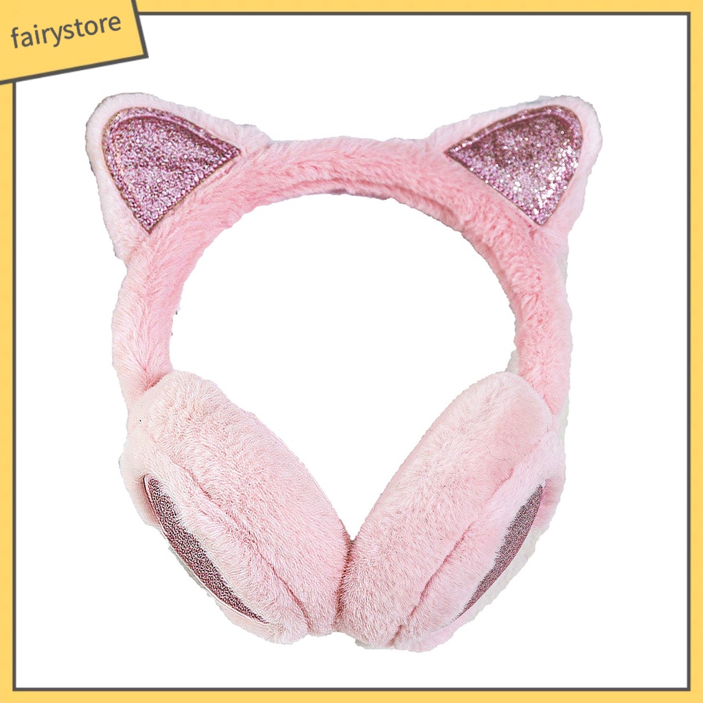 Chụp Tai Giữ Ấm Mùa Đông Bằng Lông Nhung Mềm Mại Họa Tiết Trái Tim Phong Cách Hàn Quốc