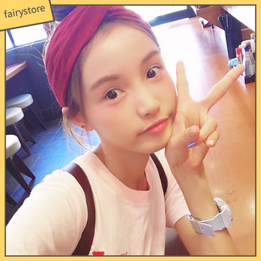 Băng Đô Thắt Nút Chéo Thời Trang Cho Nữ