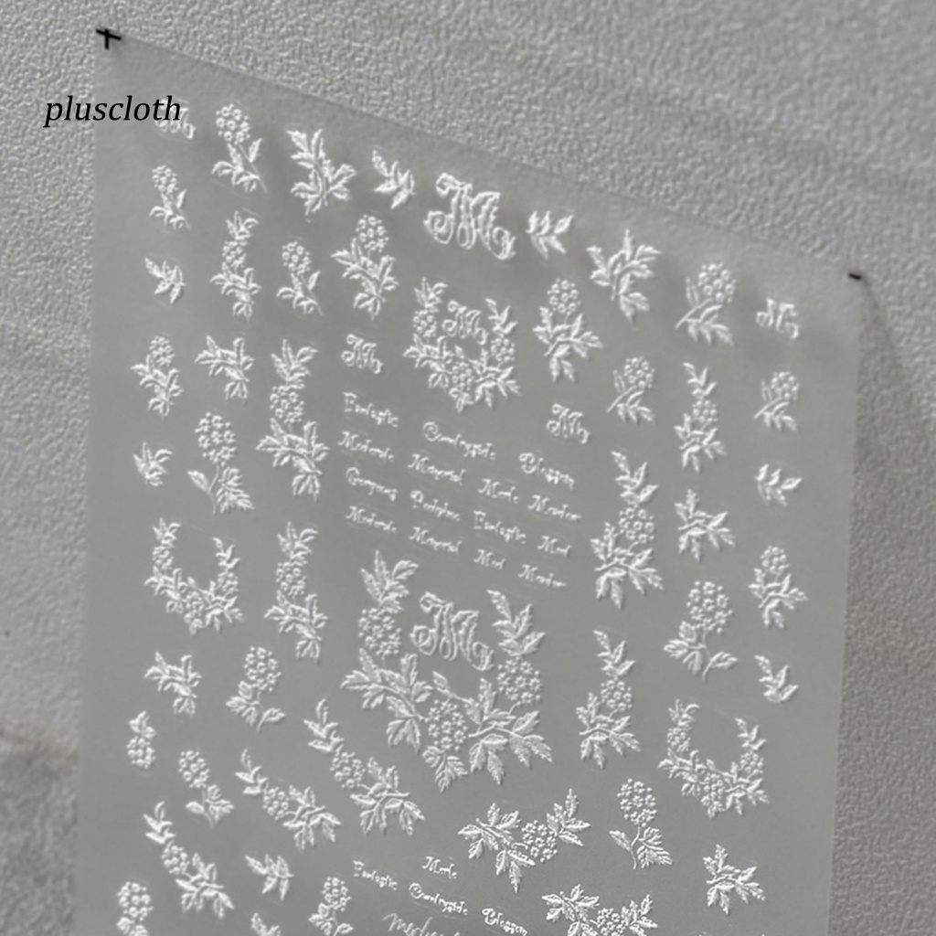 1 Bộ Miếng Dán Móng Tay Nghệ Thuật Tự Dính Hiệu Ứng 3D Không Mùi Lâu Trôi