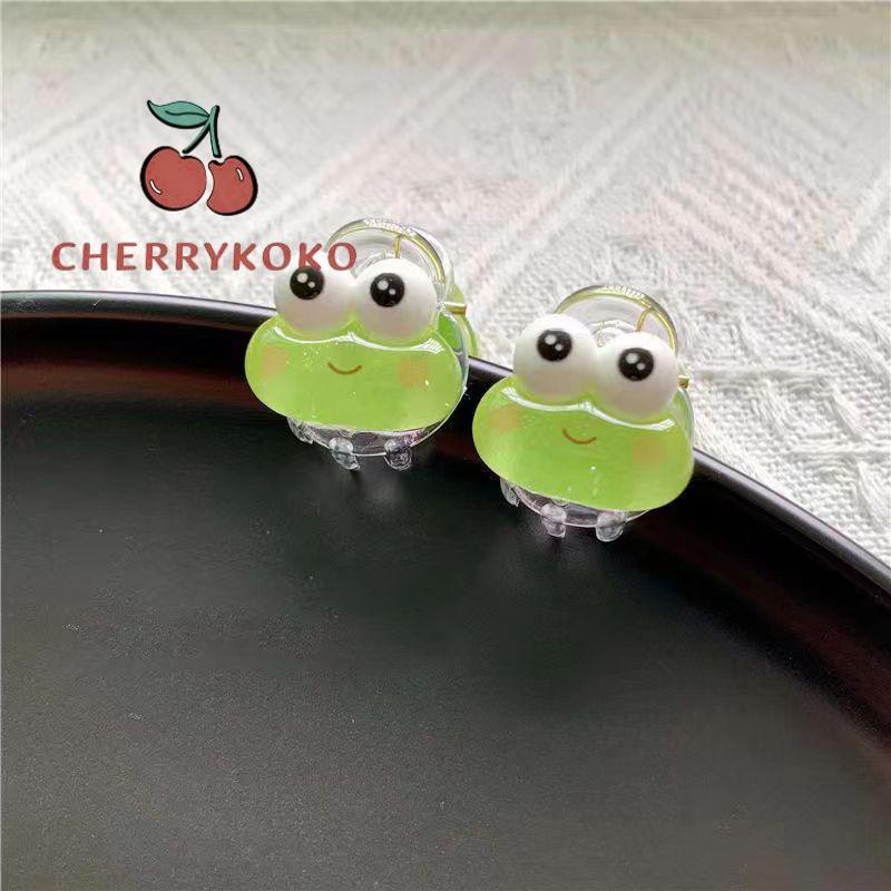 🍒🍒CHERRYKOKO Kẹp Tóc Hình Chú Ếch Mắt To Dễ Thương
