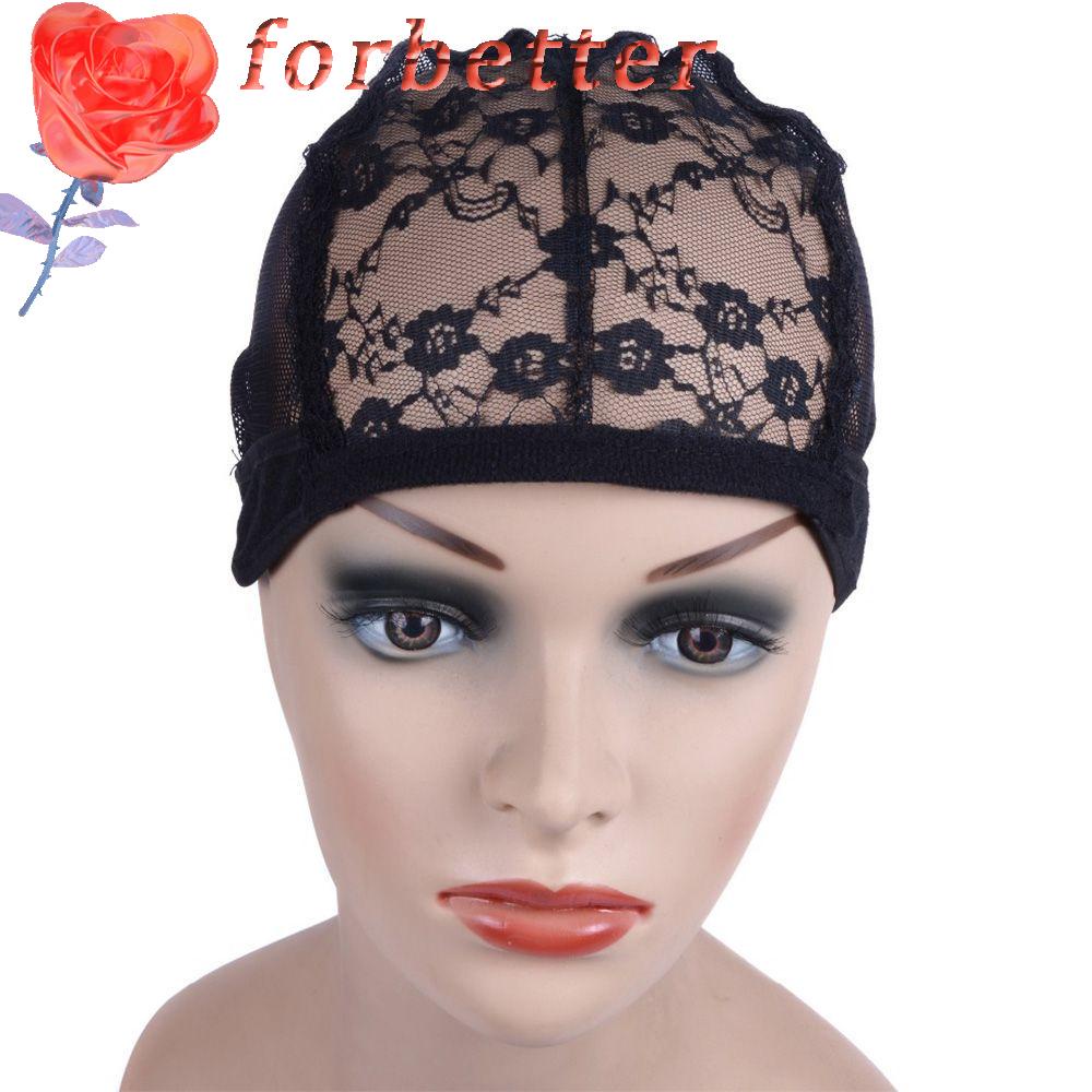 Mũ Lưới Đội Tóc Giả Màu Đen Có Thể Điều Chỉnh