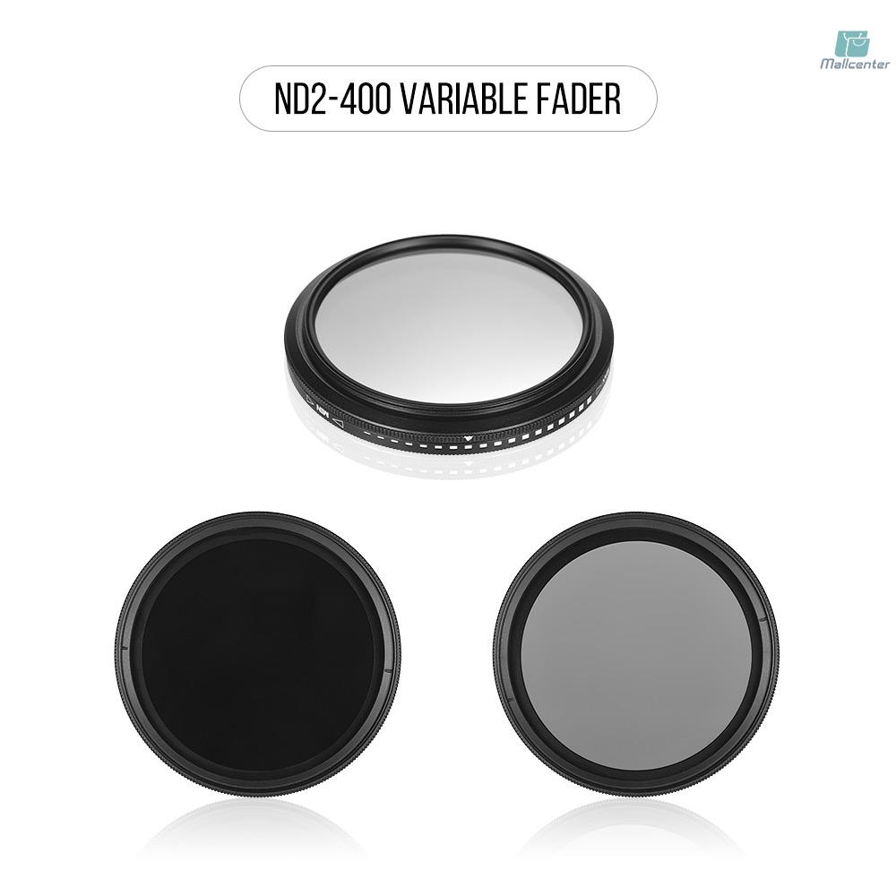 ZOMEI 55mm Ultra Slim Variable Fader ND2-400 Neutral Density ND Filter Adjustable ND2 ND4 ND8 ND16 ND32 to ND400 Replacement for  18-55mm 55-200mm 55-250mm Lens