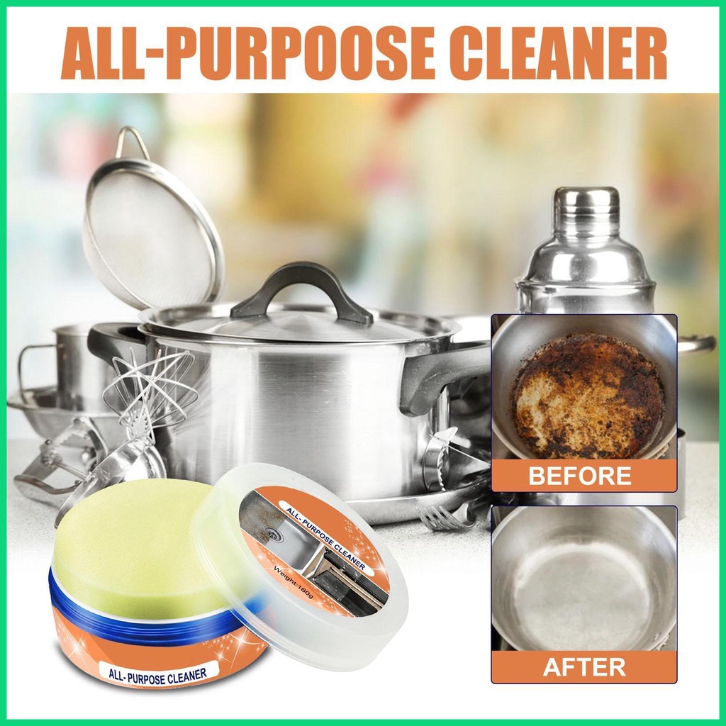 Dụng Cụ Làm Sạch Vết Bẩn Trên Bề Mặt Nhà Bếp Bằng Thép Không Gỉ Đa Năng