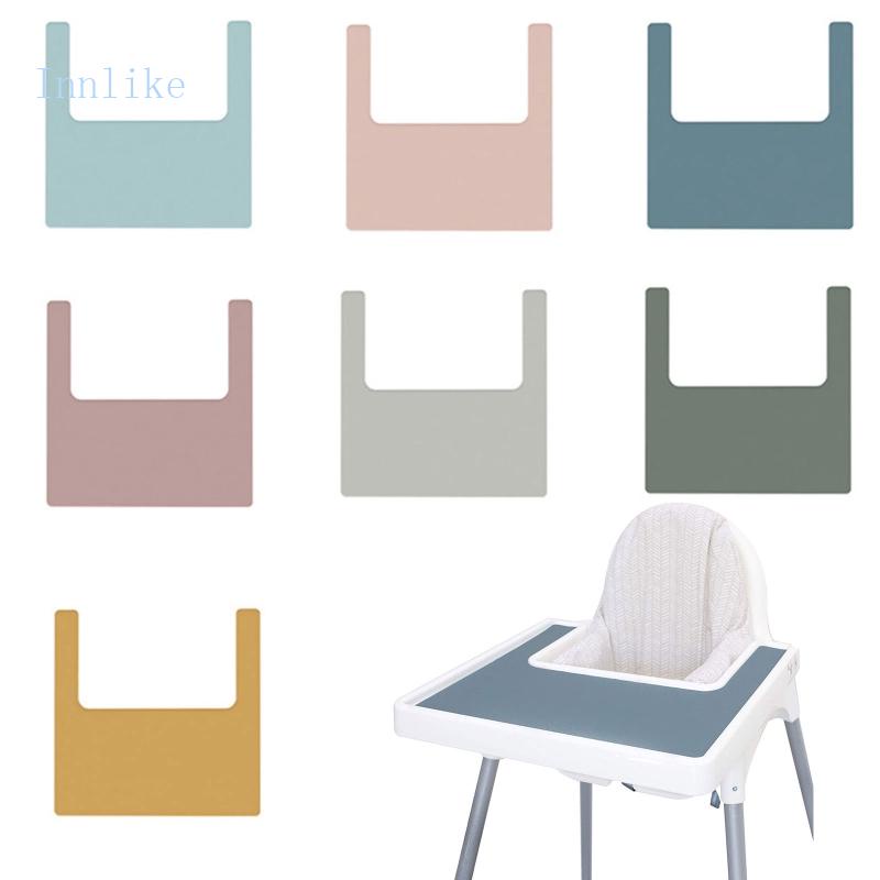 Tấm Lót Bàn Ăn Bằng Silicone Không BPA Chống Thấm Nước / Dầu Mỡ Nhỏ Gọn Dành Cho Bé