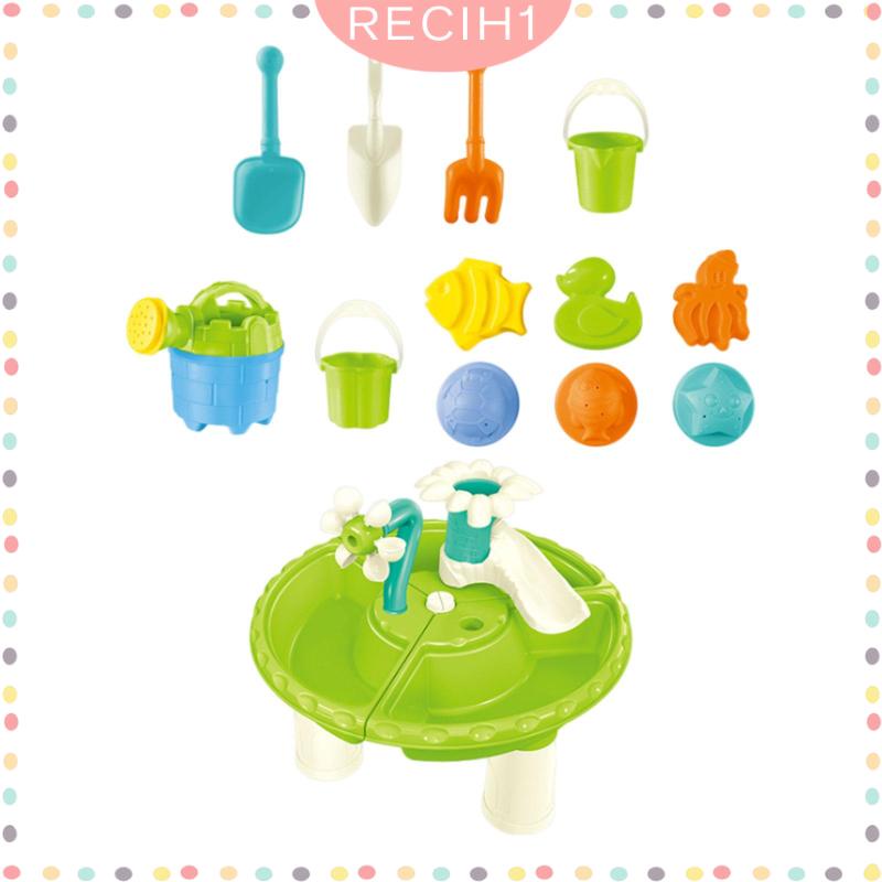 Bộ 13 Bàn Cát Nhiều Màu Sắc Dùng Chơi Trong Nhà / Ngoài Trời Cho Bé Trai