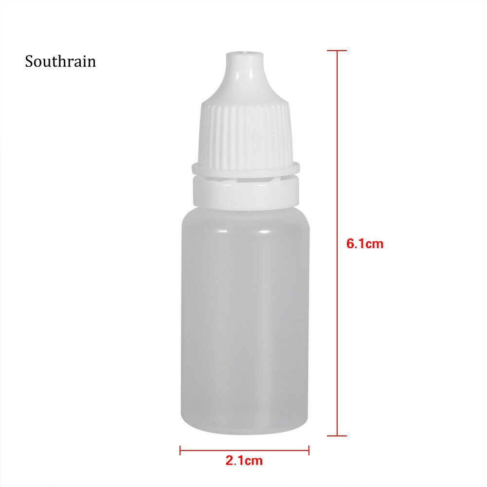 Set 50 Lọ Rỗng Mềm 10ml Đựng Dung Dịch Nhỏ Giọt Tiện Dụng