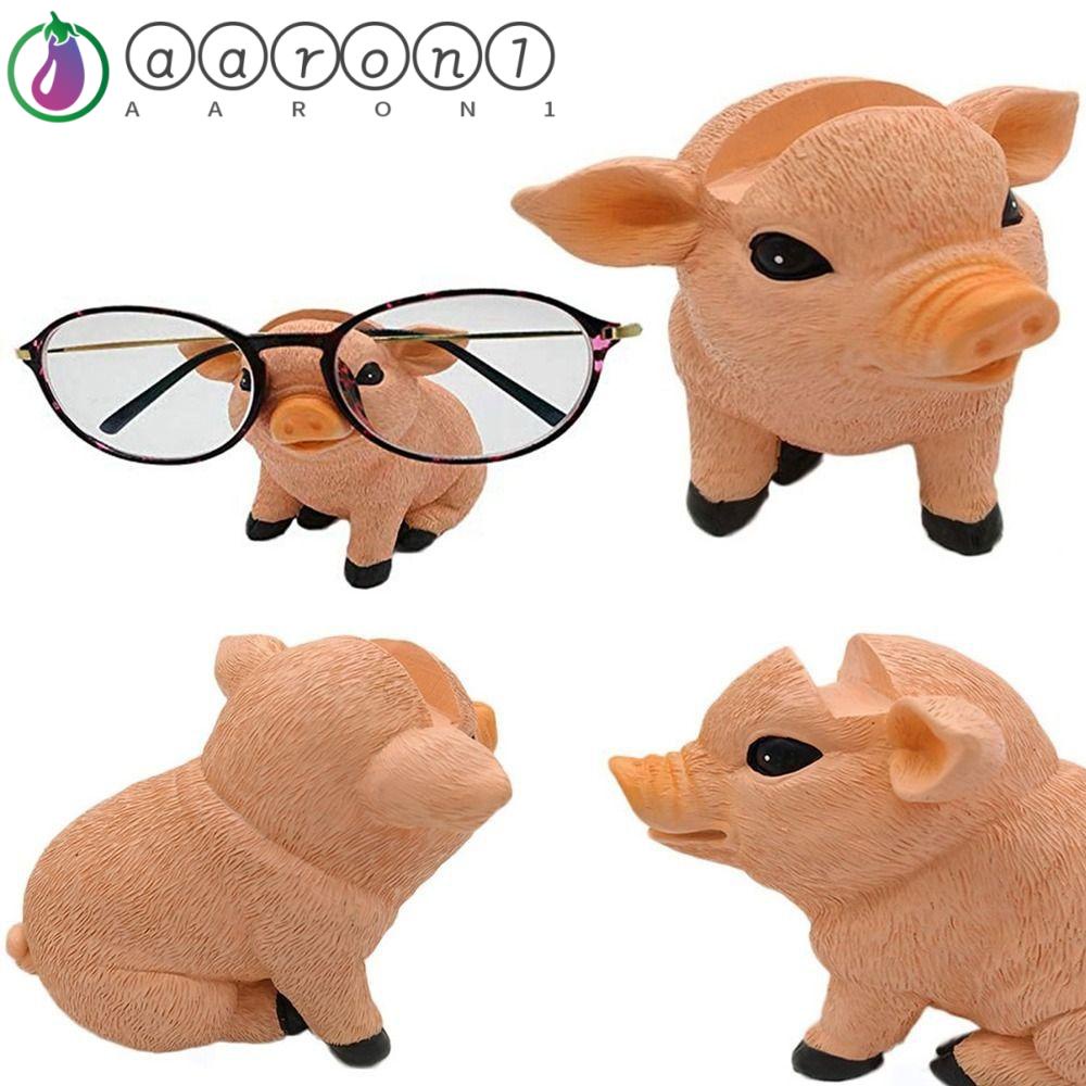 Giá Đỡ Trưng Bày Mắt Kính Hình Chú Heo Độc Đáo Sáng Tạo AARON1