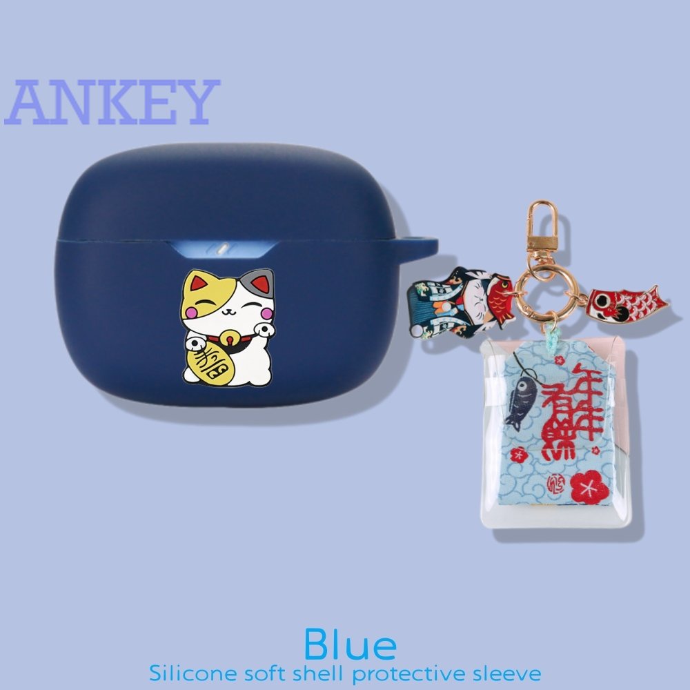 For Anker Soundcore A20i Case Lucky Cat dance lion amulet Cover Earphone Silicone Earbuds shell Soft Protective Headphone