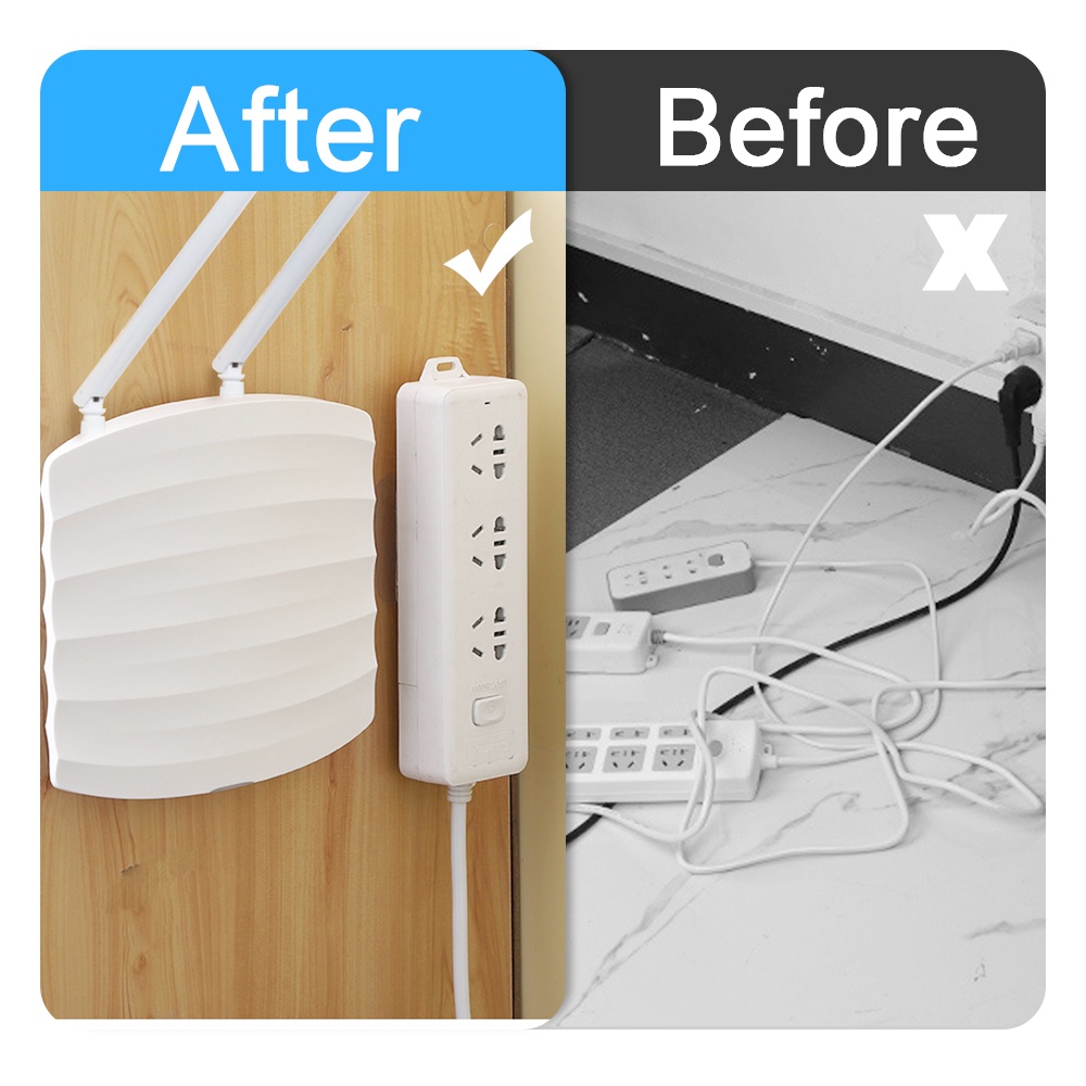 1 Cặp Móc Treo Đồ Dán Tường Hai Mặt Trong Suốt Đa Năng Có Giác Hút Chân Không