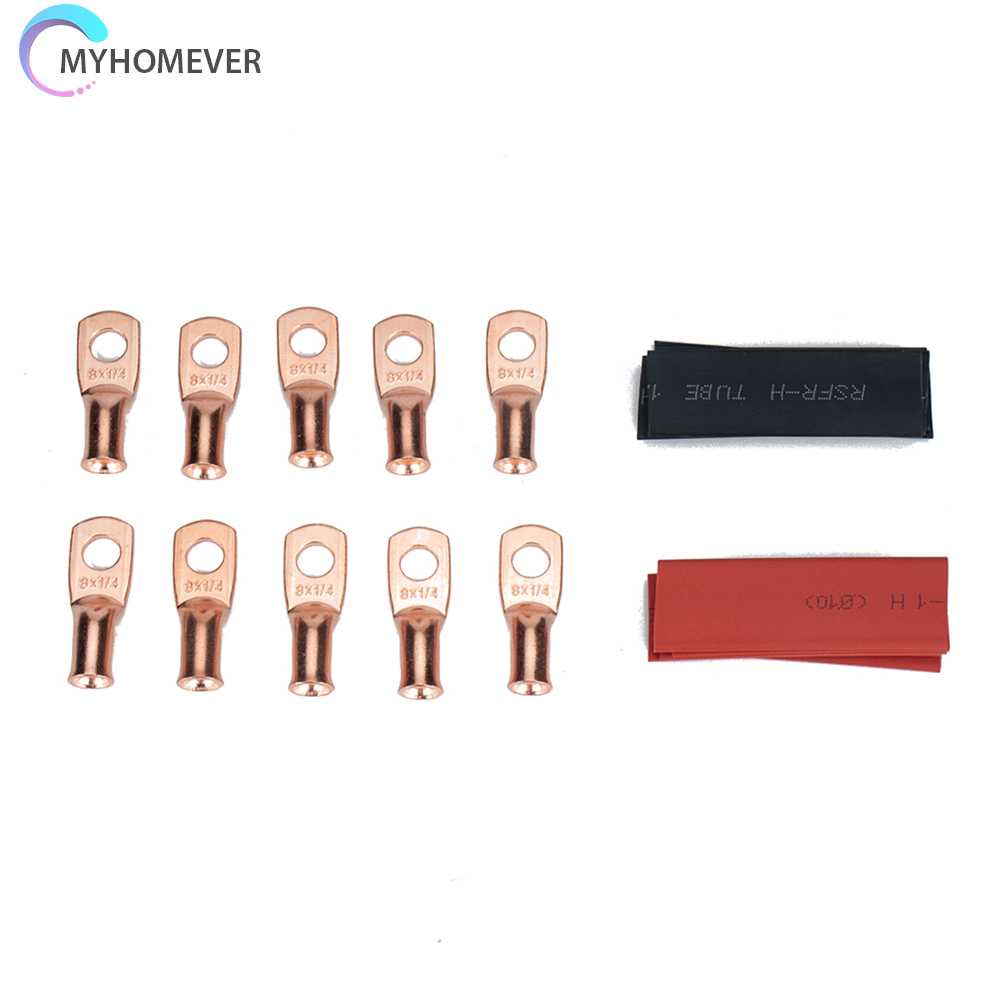 Bộ Ống Co Nhiệt + Kẹp Pin 8Awg