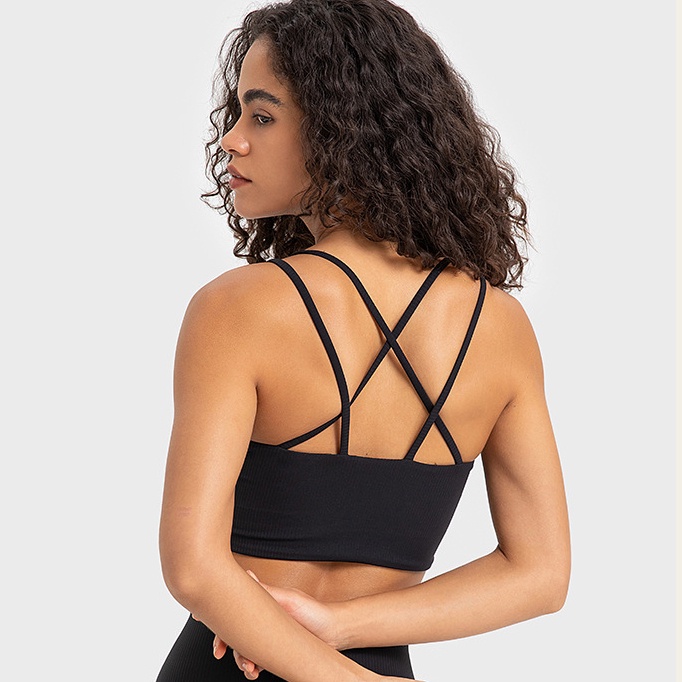 Áo Ngực Thể Thao Hai Dây Mỏng Chống Sốc Thích Hợp Chạy Bộ / Tập Yoga Cho Nữ