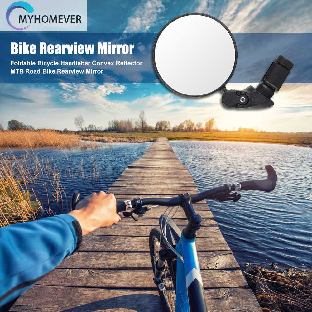 Gương Chiếu Hậu Phản Quang Gắn Tay Lái Xe Đạp MTB Gấp Gọn Tiện Lợi