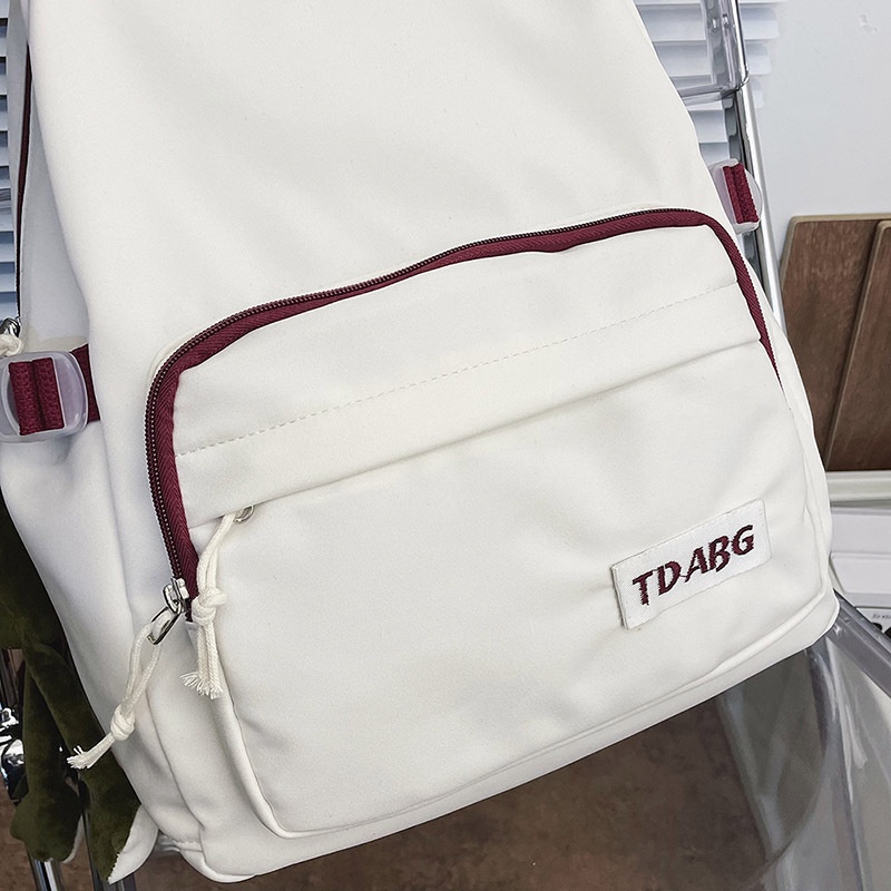 Ba Lô Đi Học Màu Sắc Tương Phản Phong Cách Harajuku Nhật Bản Thời Trang Cho Nam Và Nữ