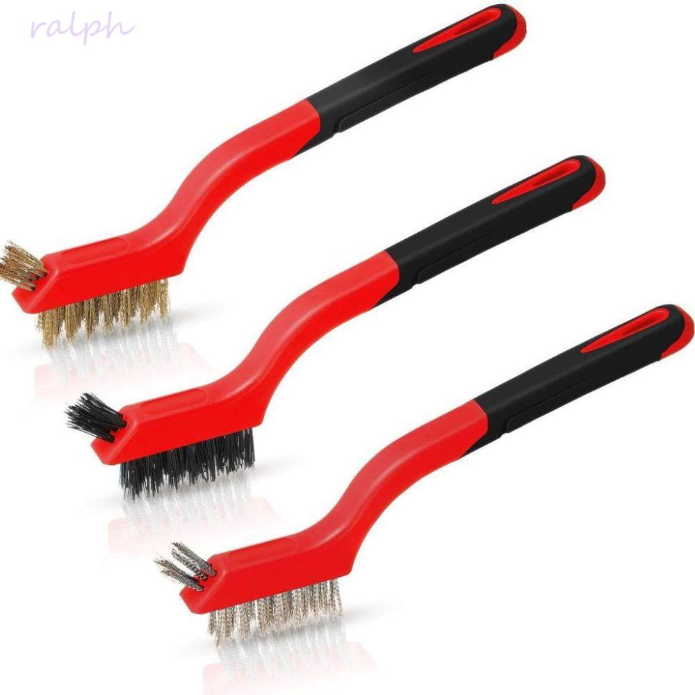 Bàn Chải Sợi Nylon Mini Bằng Thép Không Gỉ Chà Rửa Khử Nhiễm Mạnh