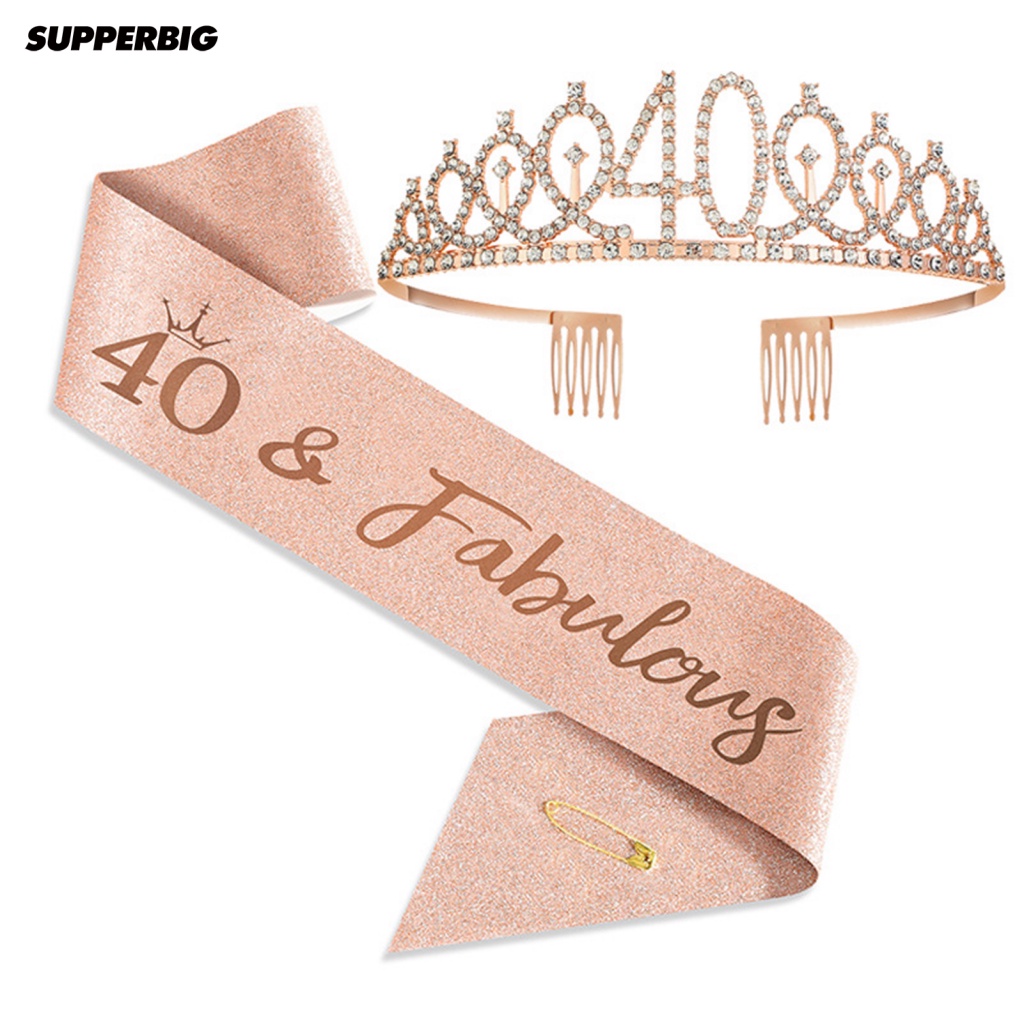 Vương Miện Thắt Dây Ruy Băng Đáng Yêu Cho Tiệc Sinh Nhật