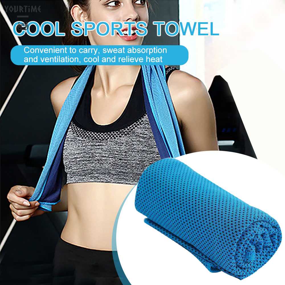 Khăn Tắm Mát Lạnh Thoáng Khí Tiện Dụng Cho Người Tập Gym / Yoga / Chạy Bộ