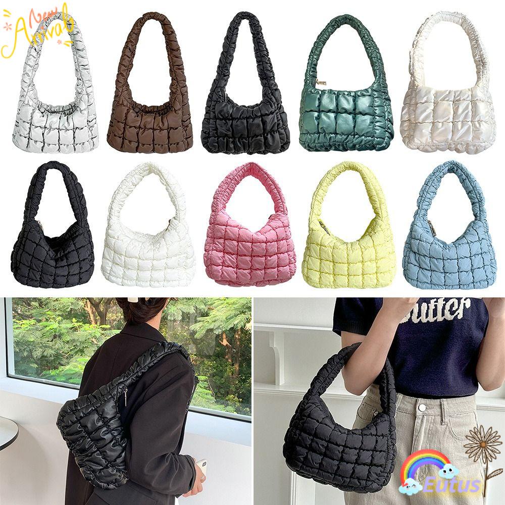 Túi Đeo Vai Vải Mềm Hình Đám Mây Thời Trang Cho Nữ