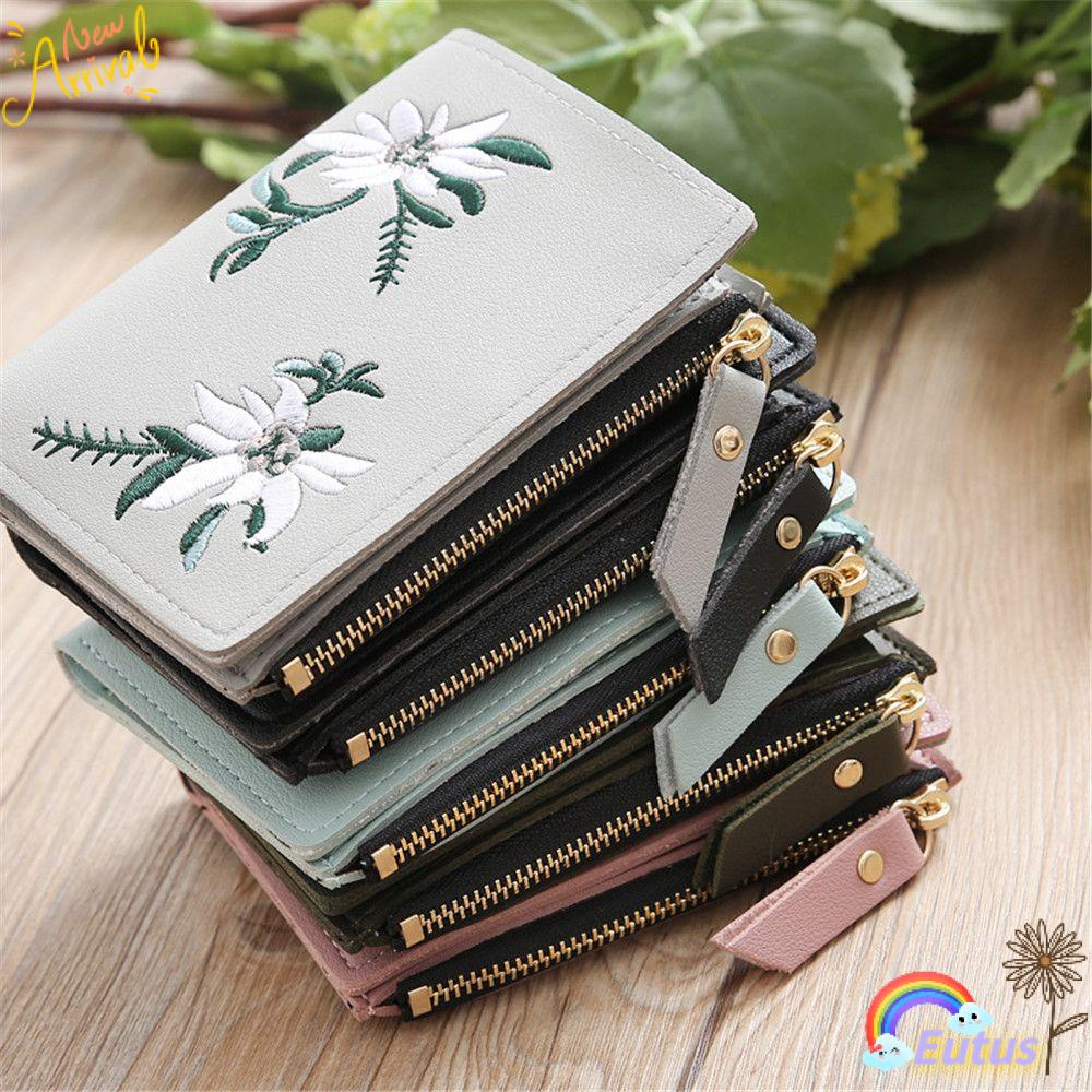 Ốp Điện Thoại Da Pu Có Ngăn Đựng Thẻ Dạng Gập Dành Cho Nữ