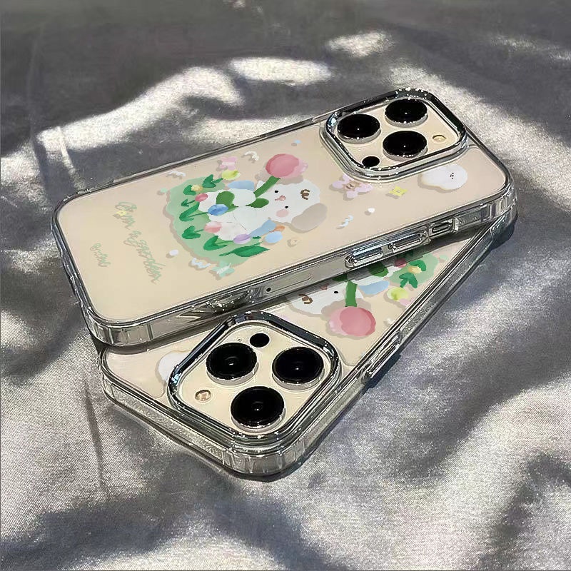 ✅Ốp Điện Thoại Mềm Chống Sốc Họa Tiết Chú Cún Đáng Yêu Cho Iphone 127 814 Pro 1311 plus