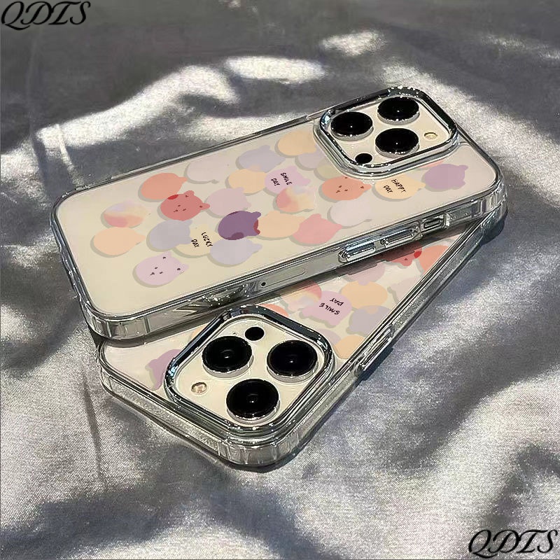 ✅Ốp Điện Thoại Mềm Chống Sốc In Hình Đầu Gấu Cho Iphone 14pro 11 12138 / max 7 Lbj 14pro