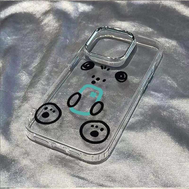 ✅Ốp Điện Thoại Mềm Chống Sốc In Hình Dấu Chân Cún Cho Iphone xs 8Plus 12 7 1311max 14pro