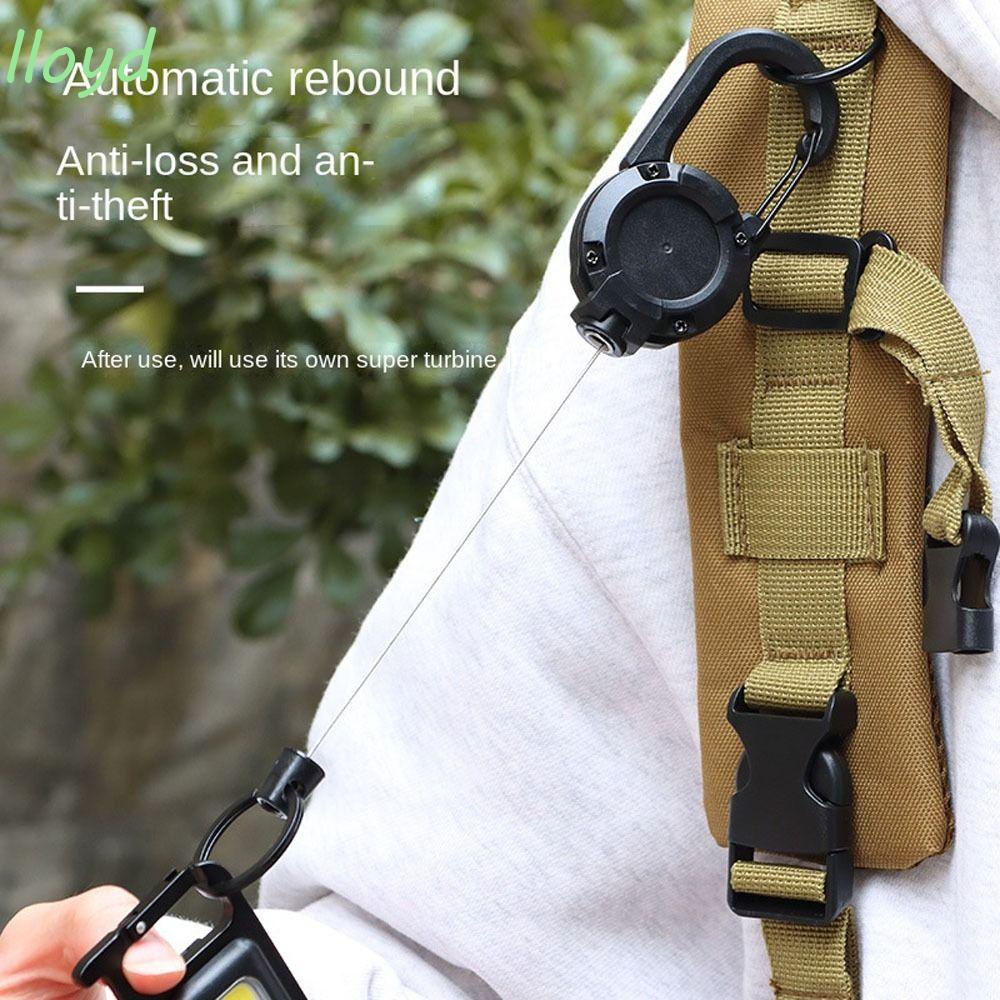 Lloyd Dây Móc Chìa Khóa Có Kẹp Chống Thất Lạc Thu Gọn Được