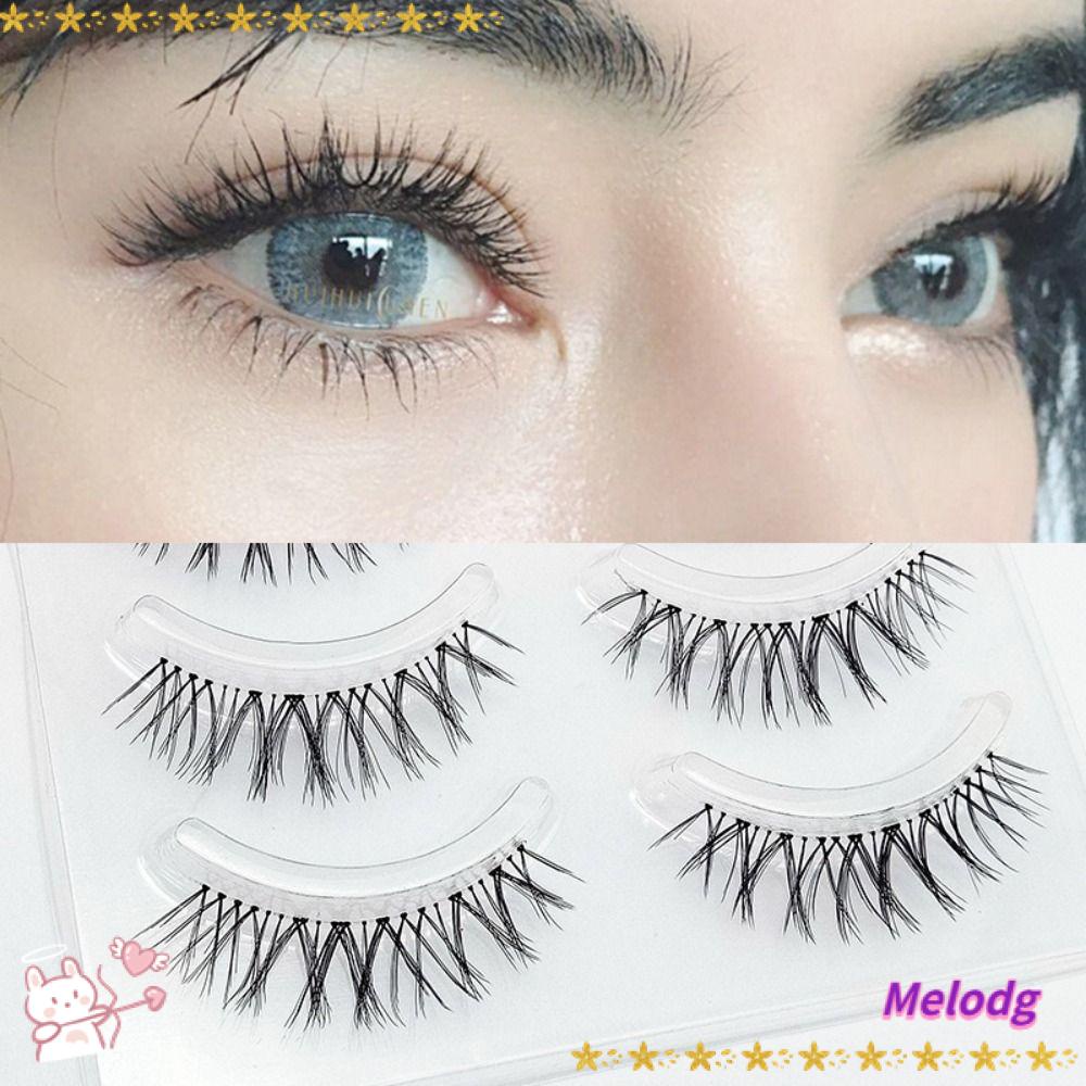 MELODG Lông Mi Giả 3D Dài Tự Nhiên Trang Điểm Làm Đẹp Cho Nữ