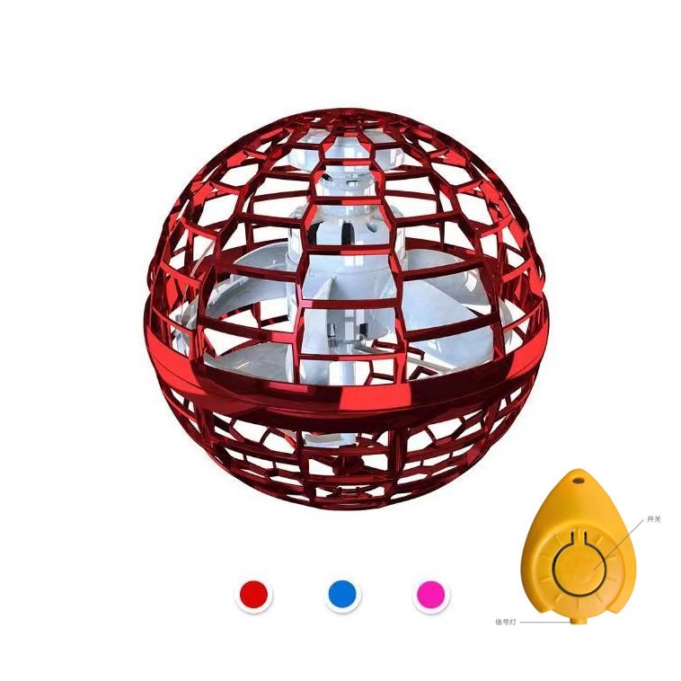 Đồ Chơi Quả Bóng Xoay Tự Động Phát Sáng / Ufo Thông Minh Cho Bé