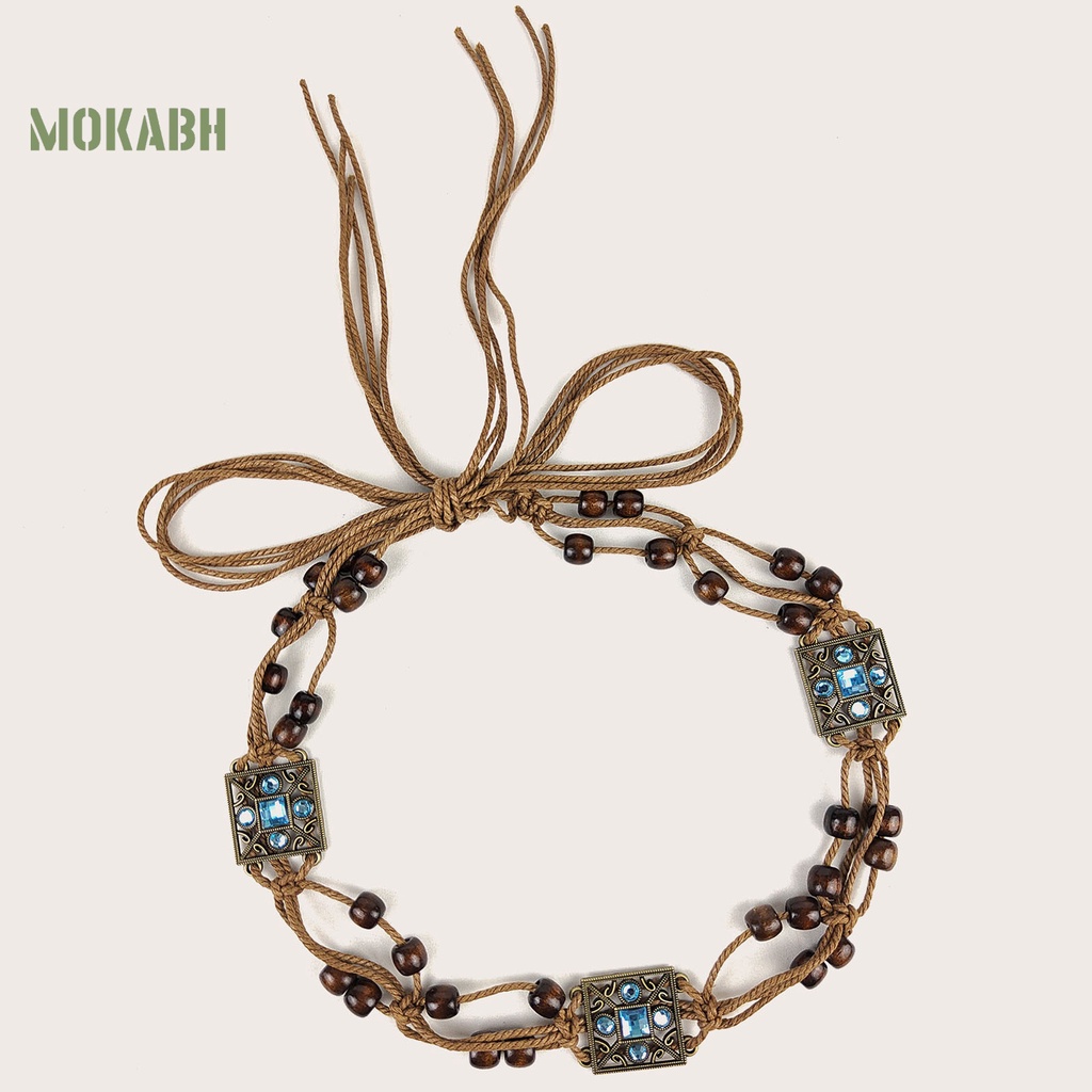 Thắt Lưng Dạng Dây Xích Phong Cách Bohemian Có Thể Điều Chỉnh Cho Nữ