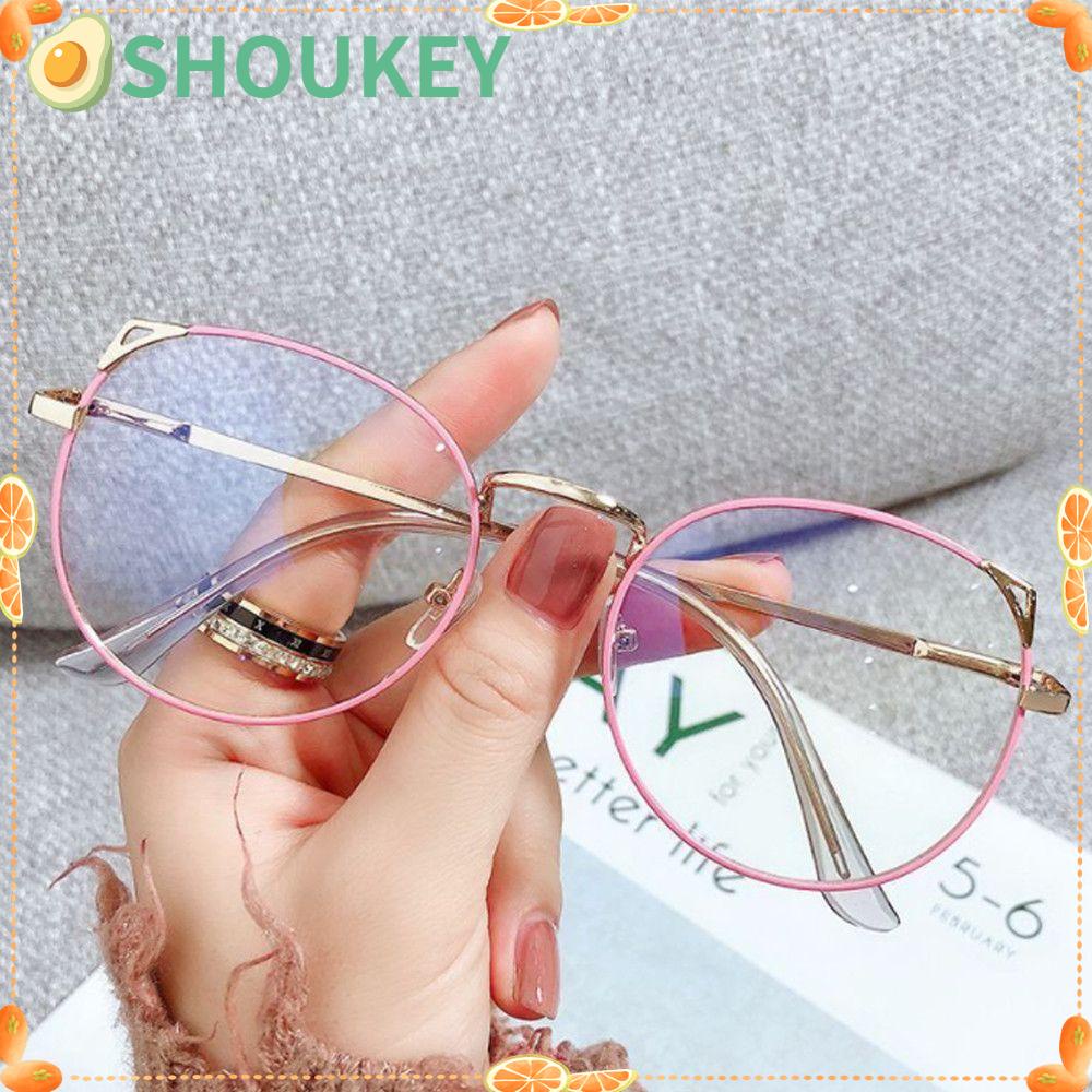 Mắt Kính Siêu Nhẹ Chống Ánh Sáng Xanh Kiểu Dáng Vintage Dễ Thương Xinh Xắn