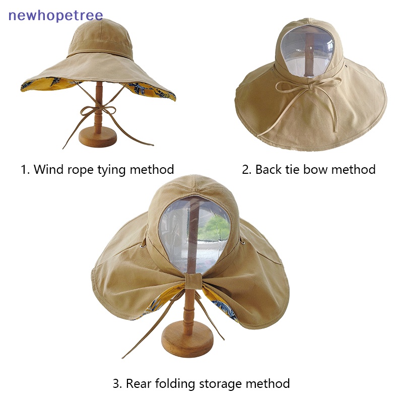 Nón Tai Bèo Vành Rộng Chống Tia UV Thời Trang Đi Biển Mùa Hè 2023 Cho Nữ