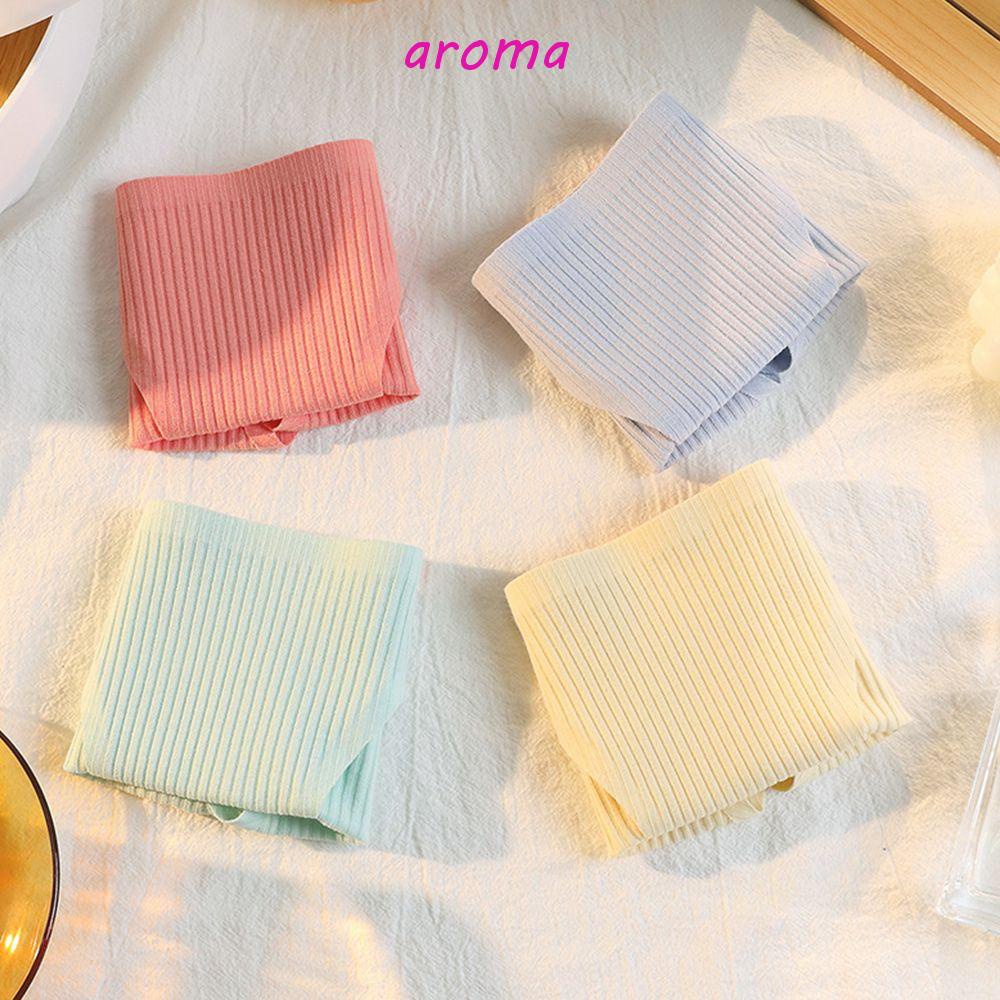Quần Lót Cotton Lưng Thấp Họa Tiết Cầu Vồng Ngọt Ngào Thoải Mái Cho Nữ