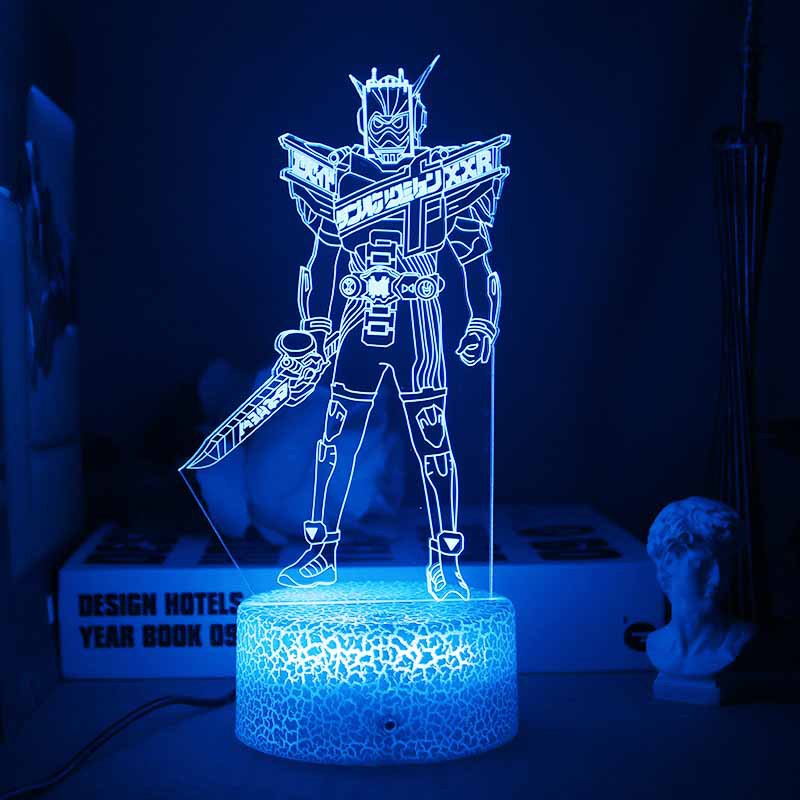 Đèn Ngủ 3d Hình Kamen Rider Có Điều Khiển Từ Xa Độc Đáo