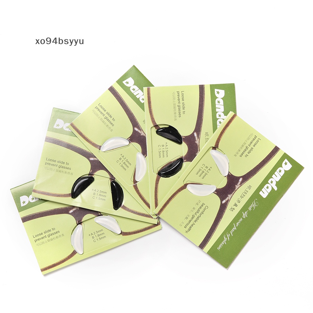 5 Cặp Đệm Mũi Silicon Chống Trượt Cho Mắt Kính Xo94Bsyu