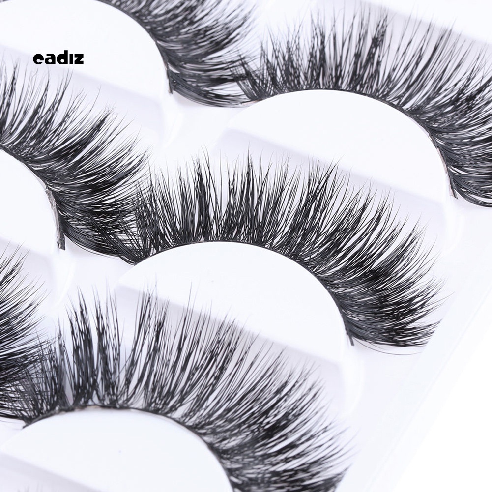 Bộ 5 Cặp Lông Mi Giả Dài Và Dày Hiệu Quả