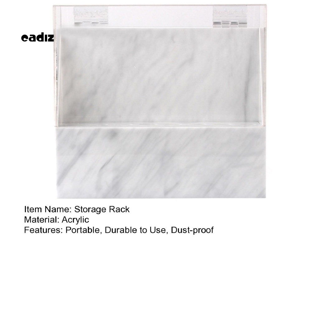 Giá Đỡ Nhíp Gắn Lông Mi Giả 8 Lỗ Bằng Acrylic Chống Bụi Chắc Chắn