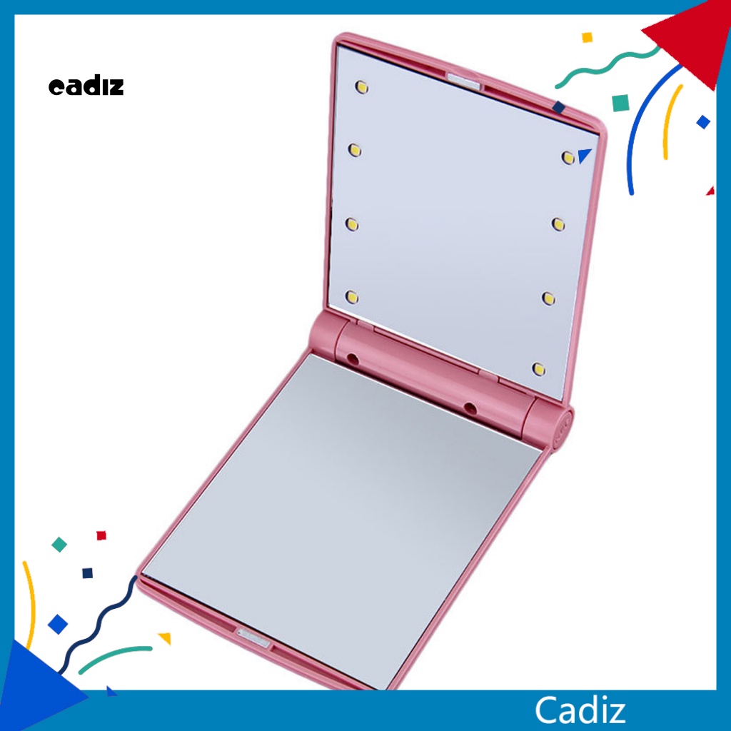 Gương Trang Điểm Để Bàn Gắn 8 Đèn Led Có Thể Điều Chỉnh Độ Sáng