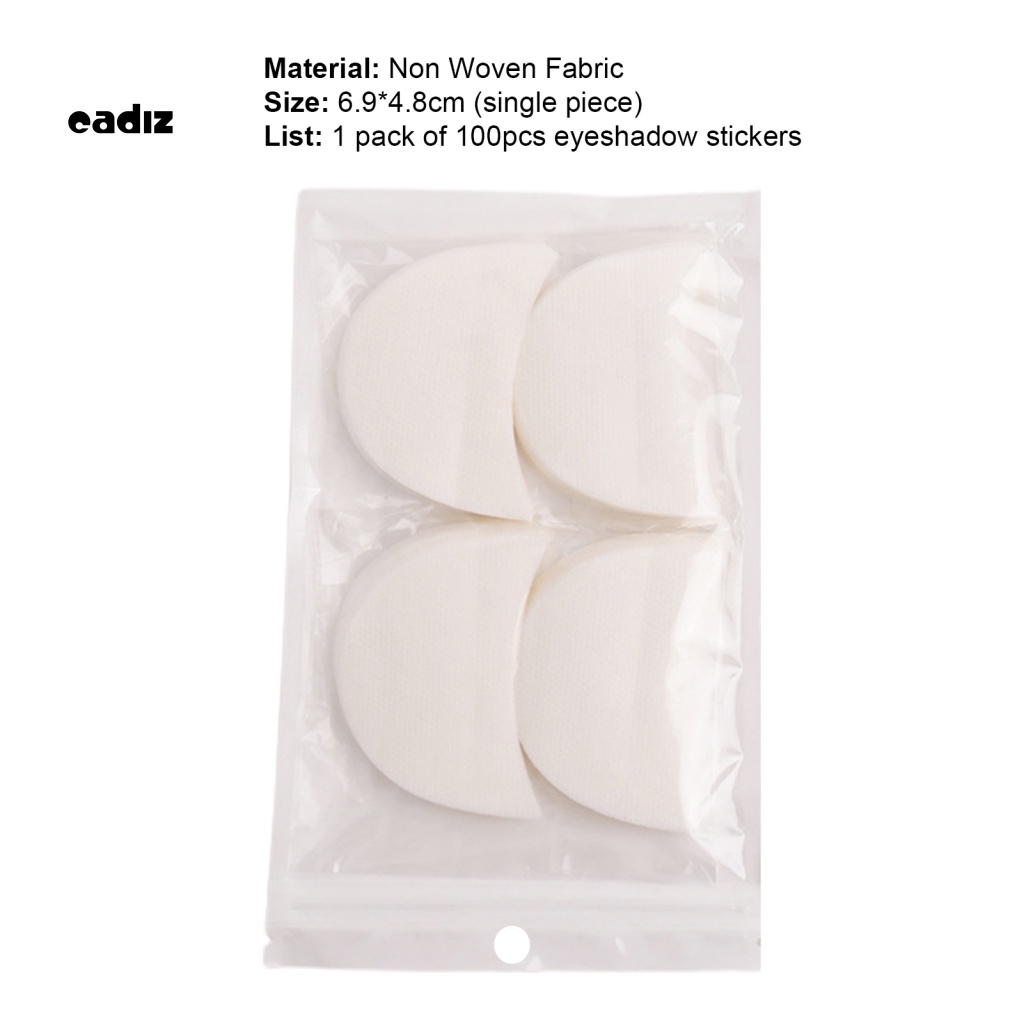 Set 100 Miếng Dán Phấn Mắt Mini Bằng Vải Không Dệt Tiện Lợi Dành Cho Trang Điểm