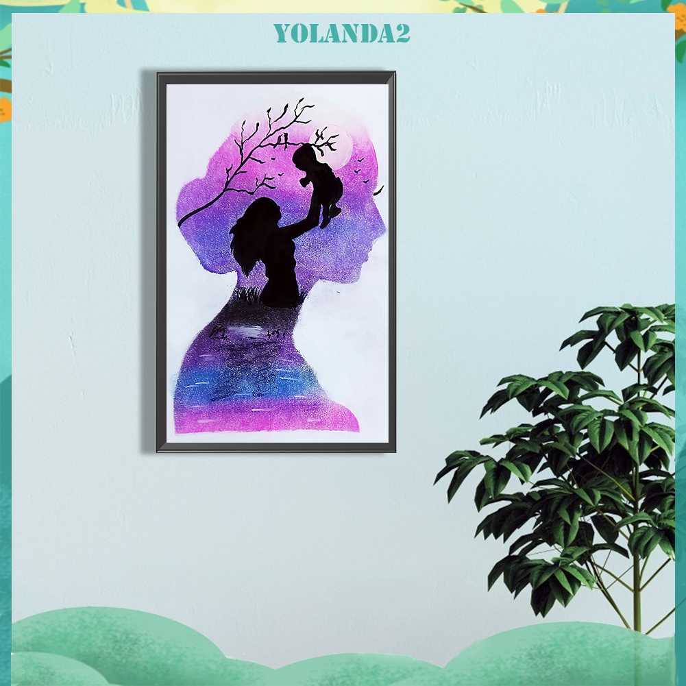 Tranh Đính Đá Kim Cương Toàn Bộ 5D DIY Hình Vẽ Trừu Tượng Trang Trí Nhà Cửa