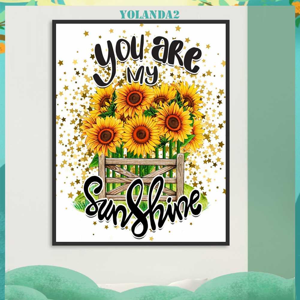 Tranh Đính Đá Kim Cương Toàn Bộ 5D DIY Hình Vẽ Hoa Trang Trí Nhà Cửa